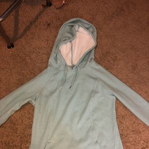light hoodie (tight around forearms)